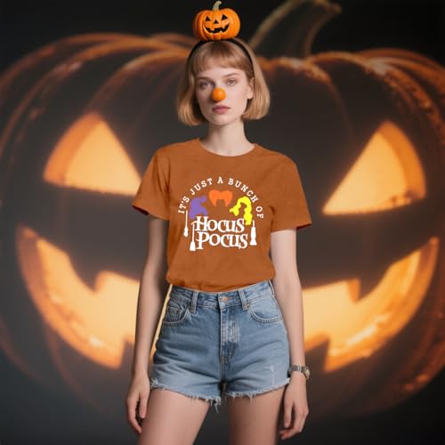 T-shirt d'Halloween pour femmes Sanderson Sisters Hocus Pocus coton
