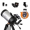 Celestron 22462 StarSense Explorer DX 5” Smartphone App-Enabled Schmidt-Cassegrain Telescope Works with StarSense App to Help You Find Stars, Planets & More – iOS/Android Compatible