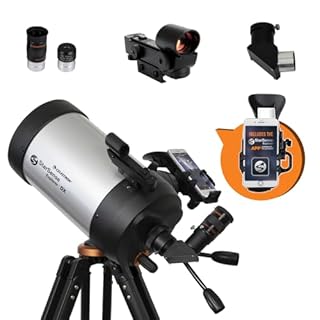 Celestron 22462 StarSense Explorer DX 5” Smartphone App-Enabled Schmidt-Cassegrain Telescope Works with StarSense App to Help You Find Stars, Planets & More – iOS/Android Compatible