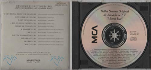 Miami Vice - Cd Trilha Sonora Original Seriado TV - 1985
