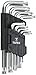 Topex 35D960 Juego 9 llaves hexagonales torx cortas