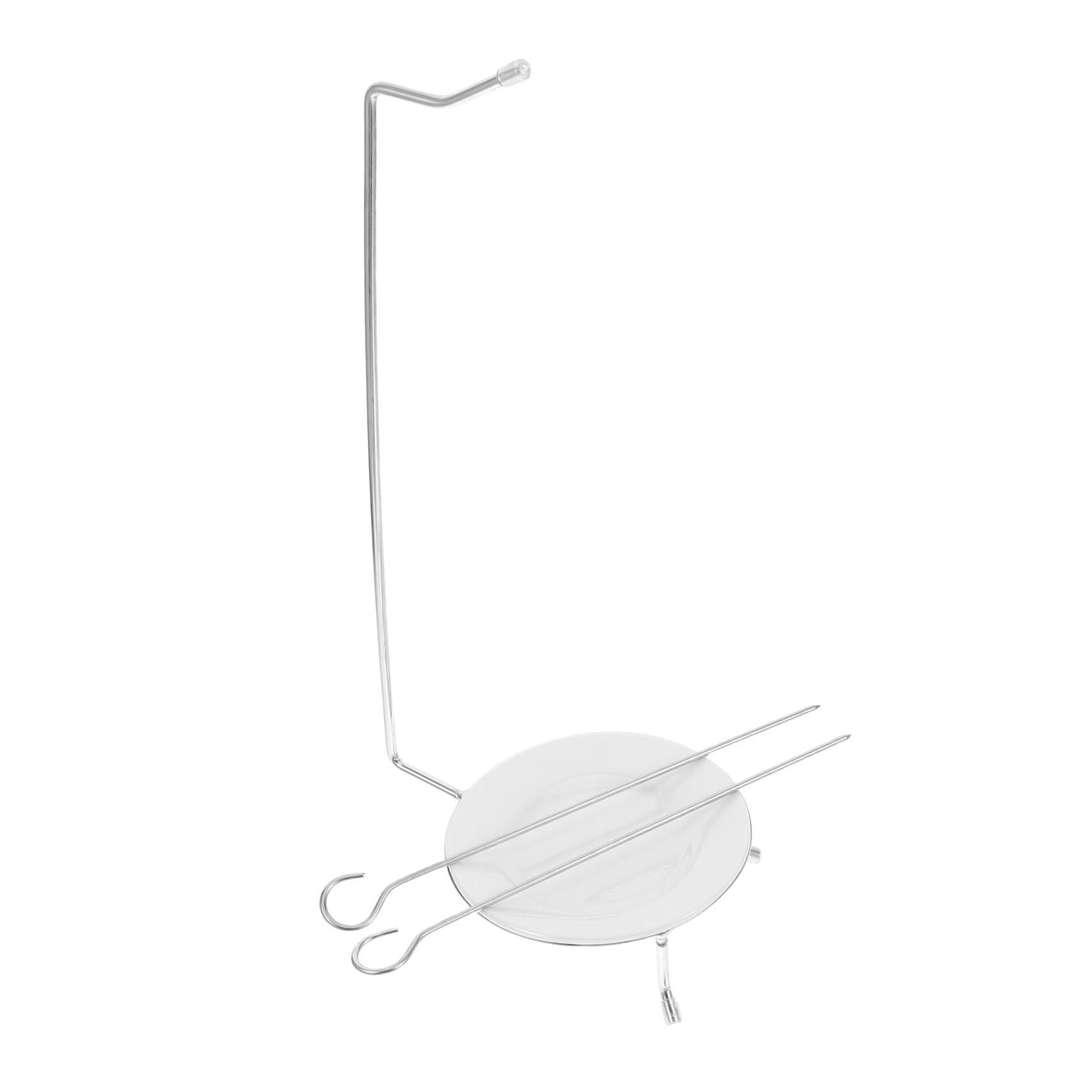 1juego Soporte para Brochetas De Acero Inoxidable para Asados Al Aire Rejilla para Barras De Barbacoa para Camping y Picnics