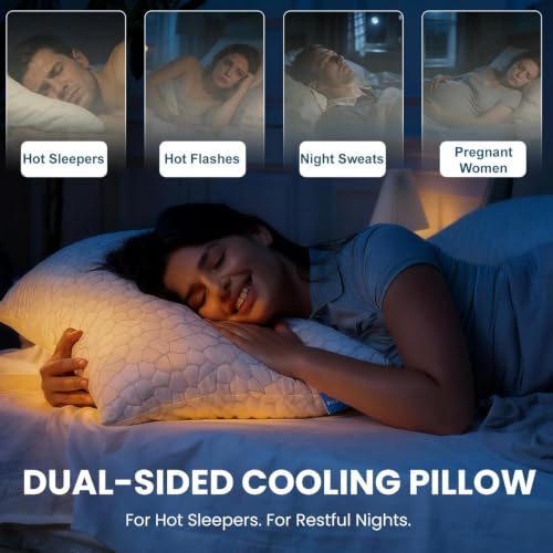 QUTOOL Double Sided Cooling Pillow for Hot Sleepers - image 5