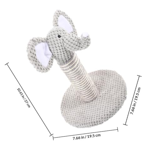 Set de 2 rascadores para gatos pequeño Elefante y Cebra miniatura 2