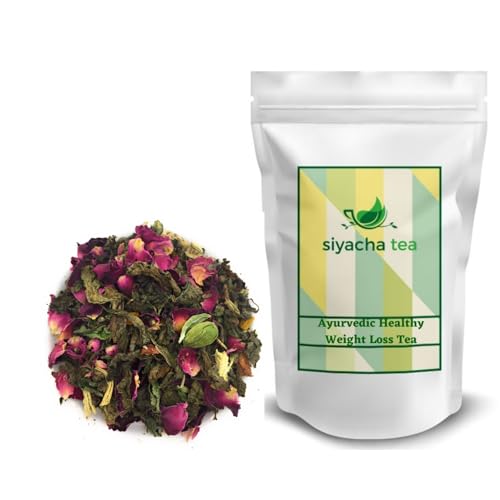 Image of Siyacha Tea Ayurvedic Healthy Weight Loss Herbal Infusion, Lose Weight, Reduce Tummy, Prevent Ageing, Natural Weight Loss, Super Food Loose Leaf Blend, (1 KG)
