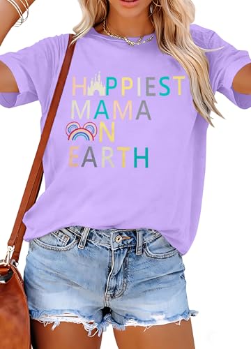 Magical Shirt for Women Happiest Mama On Earth Tee Magic