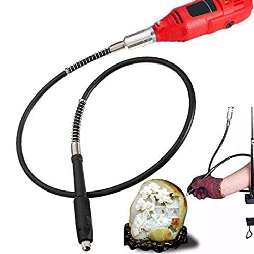 Image of DIY Crafts Pattern No # 6, Black Silver, 108cm * 2cm for Dremel 3000 4000 Electric Drill Rotary Grinder Tool Attachments Flexible Shaft Fits Pow (Pattern No # 6, Black Silver)