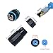 ZUZONG IP68 Waterproof RJ45 Coupler Shielded Pure Copper Ethernet Coupler - Outdoor LAN Cable Connector for Cat5/ Cat5e/Cat6/Cat7/Cat8 Ethernet Cable (Black 5 PCS Female)