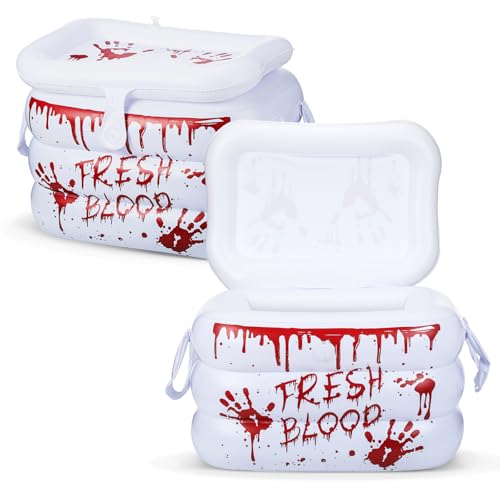 Glacière gonflable Halloween banque de sang pour garder vos boissons au frais