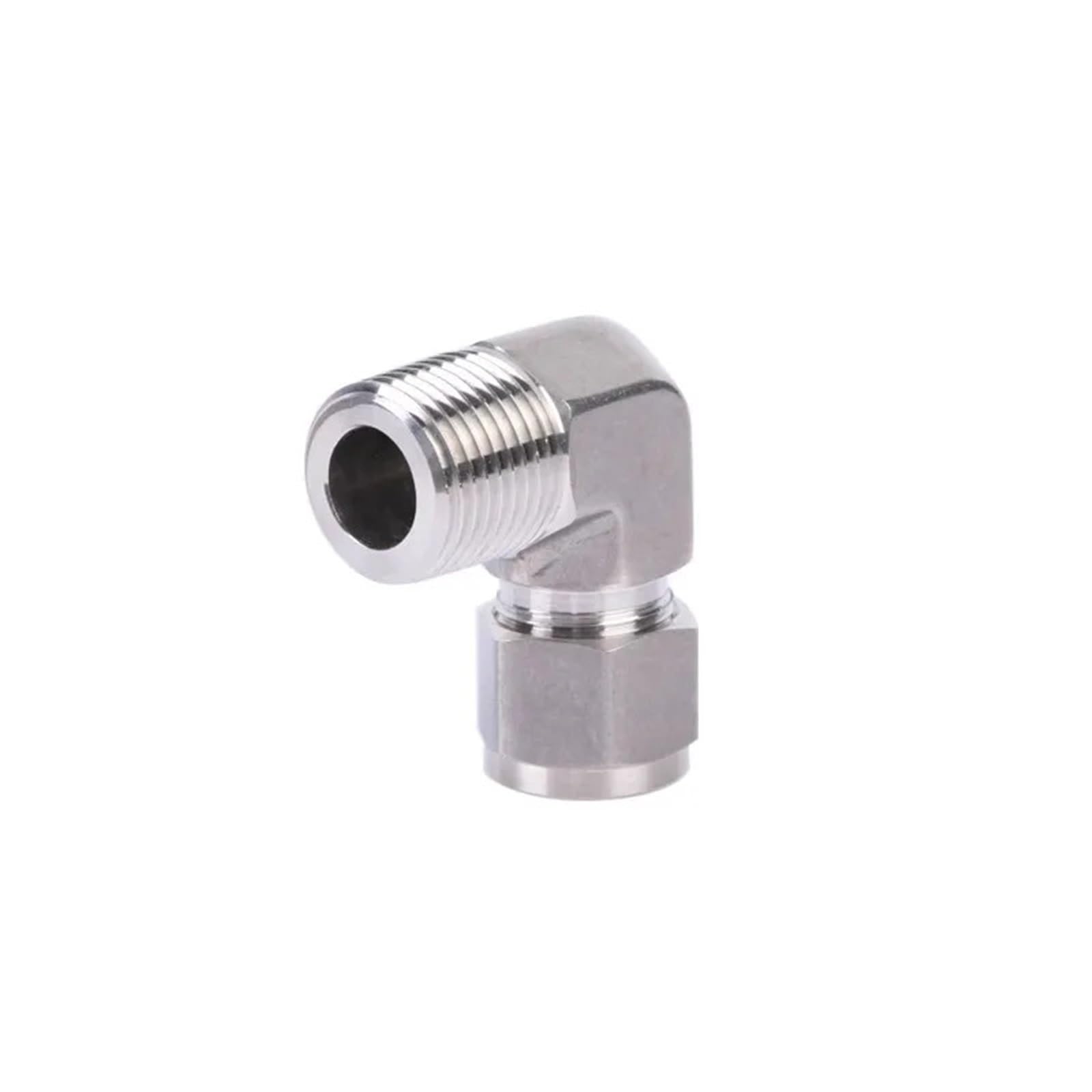 Winkelstück 1/4" BSPT männlich 2-25mm Rohr Kompression Union 316L Edelstahl Rohrverschraubung Anschluss UNF Mutter 1 Stücke(5mm)