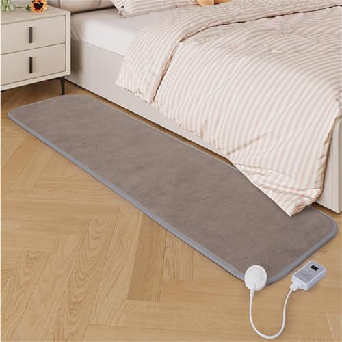Tapis chauffant pour canapé portable 50x180 de salon et chambre gris