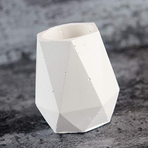 Nicole Flower Pot Silicone Mold Geometric Cement Planter Mould Handmade Craft Decorating