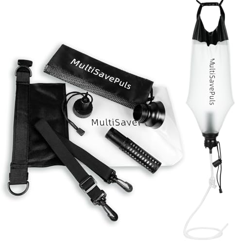 Gravity Water Filter Straw for Camping and Survival