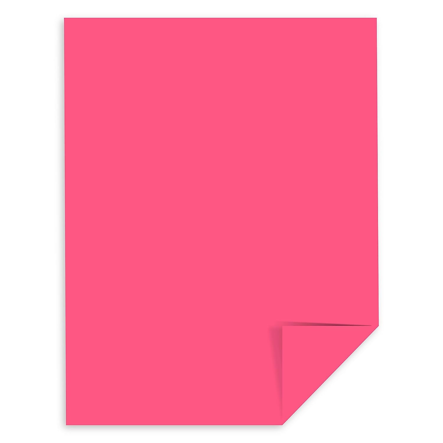Astrobrights Color Paper, 24 lb Bond Weight, 8.5 x 11, Plasma Pink, 500/Ream - Image 3