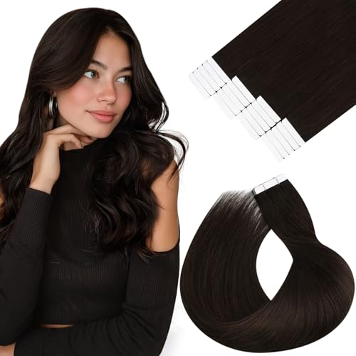 Extension cheveux naturel brun discret au quotidien et pour vos fetes