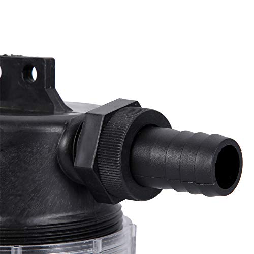 KIMISS Landwirtschaftlicher Sprühfilter, Sieb High Flow Sieb Kunststoff Transparent Inline Mesh Sieb Wasserpumpe Filter Bewässerung High Flow