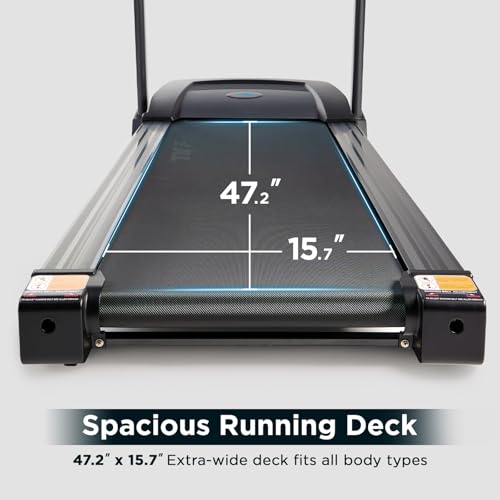 Image of JLL Folding Treadmill & Walking Pad, Under Desk Running Machine for Home Office, Smart App, Auto /Manual Incline, Shock Absorption, Compact Space-Saving Design
