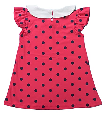 Image of Clothe Funn New Born Knee Length Baby Girl Dress (Coral, 0-3 Months)