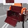 20inch Adult Tricycle With Basket, 6 Speed Trike, 3 Wheel Cargo Bike Load Capacity, for Men Women Seniors Red (Double Chain) #2