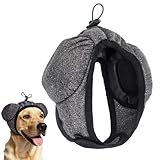 [JianVryzl] 犬用イヤーマフ,ソフトイヤーマフ 柔らかい耳あて,犬の耳カバー - 雷対策 ペットグルーミング ドライヤー 旅行 冬用に最適なペット用耳カバー