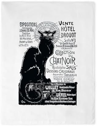 CafePress Chat Noir Cat Twin Duvet Cover, Printed Comforter Cover, Unique Bedding, image 5