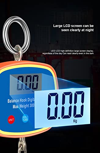 Báscula Grúa Digital 300KG con Doble Pantalla LCD miniatura 7