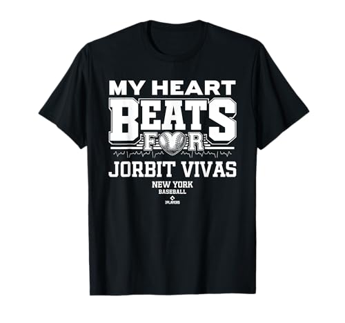 My Heart Beats for Jorbit Vivas New York Baseball MLBPA T-Shirt