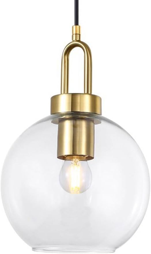Chandelier suspendu nordique en verre ciselé et monture haut de gamme E27