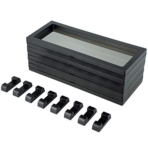 WISHDIAM Suporte de vitrine com moldura flutuante 3D Suporte de suporte para moeda de desafio, medal