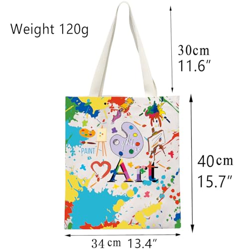 Bolso tote para artistas pintores miniatura 3