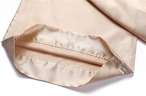 Miniatura 5 de Women's Satin Robes Silk Short Kimono Lightweight Bathrobe Silky Bride Bridesmaids for Wedding Gift Sleepwear