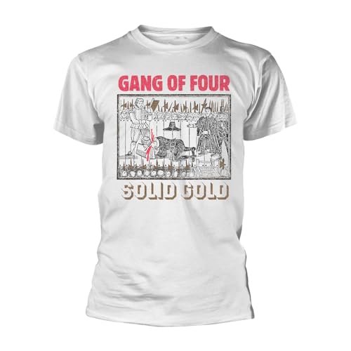 Photo de Gang of Four Solid Gold Officiel T-Shirt Hommes Unisexe (Medium)