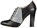 SJP by Sarah Jessica Parker Women's Chaucer Oxford Lace Up Pump, Black/Scintilla, 36.5 B EU (6 US)