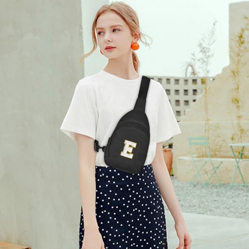 Image of Viverte Small Corduroy Sling Bag Initial Crossbody Bag Fanny Pack for Girls Personalized Birthday Gifts for Teen Girls Gifts