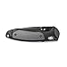 Benchmade - Boost 590 Knife, Drop-Point Blade, Plain Edge, Coated Finish, Gray and Black Handle, Made in the USA