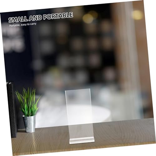 Présentoir de prix acrylique POPETPOP support table menu 4 pièces