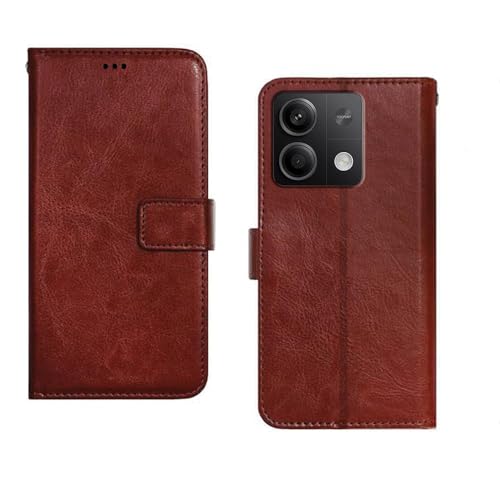 Solimo Flip for Xiaomi Redmi Note 13 (Faux Leather_Brown) (B0CTQX8STN) Amazon Price History, Amazon Price Tracker