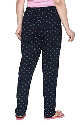 Image of CUPID Woman's Regular Fit Cotton Pyjamas Comfortable Night Pajamas Track Pant, Lowers, Daily Use Lounge Wear Pants for Ladies