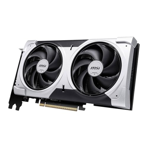 Image of MSI GeForce RTX 5060 Ti 8G Ventus 2X Plus Graphic Card - NVIDIA GeForce RTX 5060 Ti GPU, 8GB GDDR7 128-bit Memory, 28 Gbps, PCI Express Gen 5 x16 Interface, Upto 2602 MHz, STORMFORCE Fan