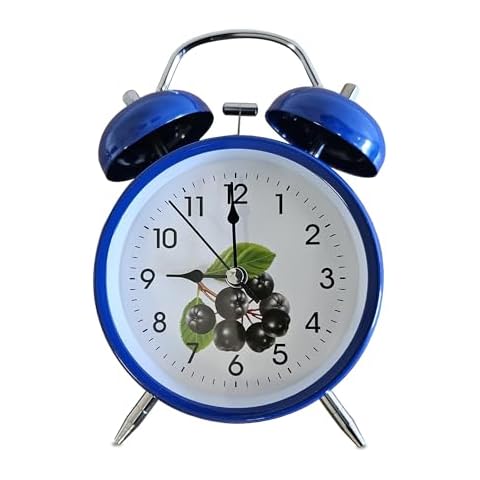 LEDSone Twin Bell Alarm Clock with Nightlight Cover