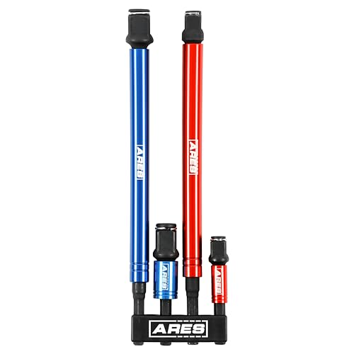 Image of ARES 22028 2-in-1 Impact Bit and Socket Adapter Set | 3-Inch and 8-Inch Adapters