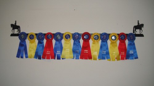 Showoff award racks - Horse (Wall Mount, Western Dressage)
