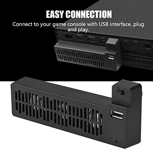 Image of One X One Games 15x6x4 Portable Heat Reducing USB External Cooling Fan Side Mounted for One X Game Console