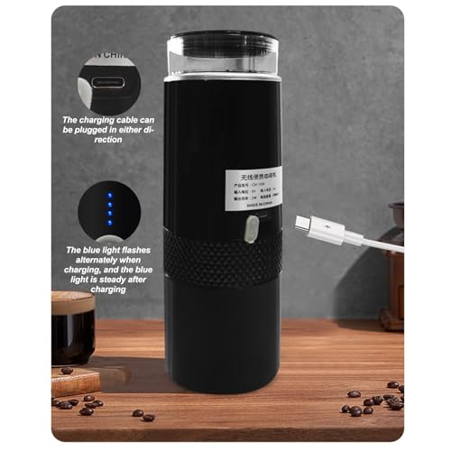 Cafetera portátil eléctrica recargable con batería 10 gramos miniatura 7