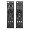 2PC Universal TV Remote Control Compatible with Samsung,LG,Vizio,TCL,Hisense,Sony,Philips,Sharp and More Brand Smart TVs,Streaming Players,Sound Bar Audio and DVD/Blu-ray Players