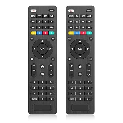 2PC Universal TV Remote Control Compatible with Samsung,LG,Vizio,TCL,Hisense,Sony,Philips,Sharp and More Brand Smart TVs,Streaming Players,Sound Bar Audio and DVD/Blu-ray Players
