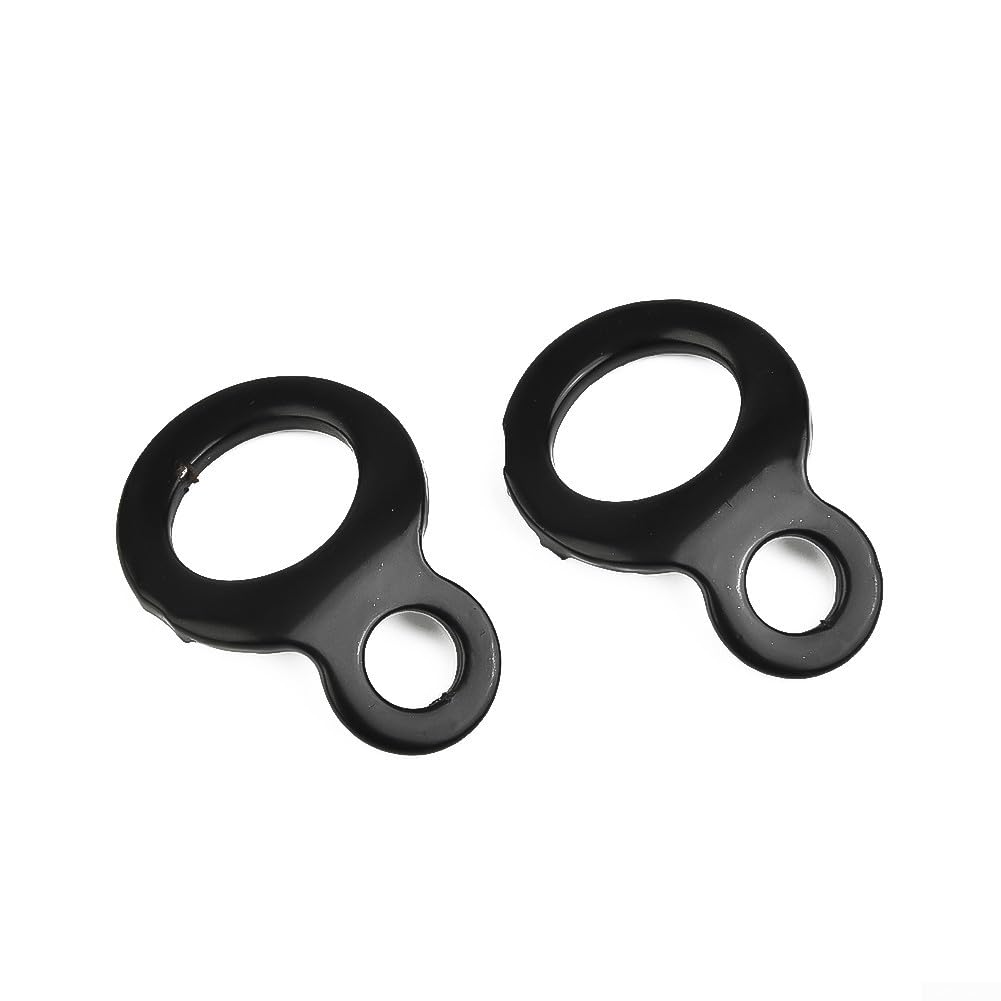 2 anillos de correa de amarre para motocicleta, moto de cross, ATV, UTV, anclaje de abrazadera triple con montaje de perno de 5 mm