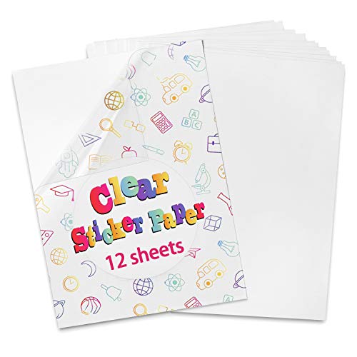 clear sticker sheets