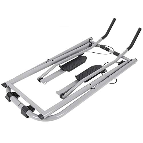 Pomobie Glider Elliptical Exercise Machine - Fitness Equipment Home Gym - Cardio Dual Trainer Upright Exercise Bike - Workout Air Walkers New, Max Capacity Weight 264Lbs (US Stock)