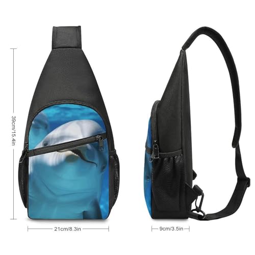 Mochila tipo cruzada pequeña unisex Dolphin miniatura 2